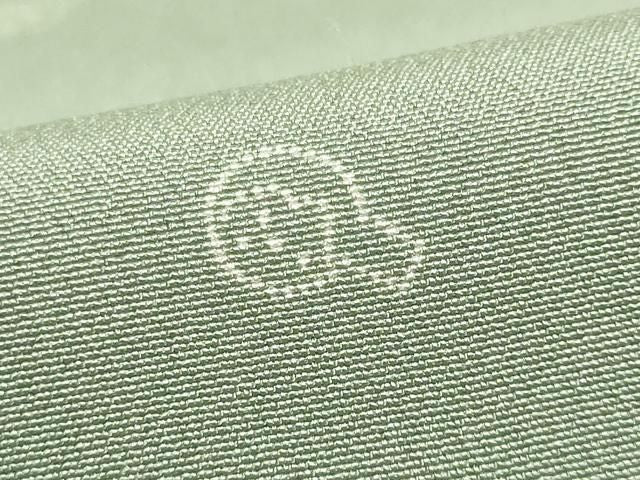 平和屋本店●極上　小紋師　藍田正雄　江戸小紋　和装小物　銀座もとじ　ショール　行儀　リバーシブル　たとう紙付き　逸品　AABL9971ay