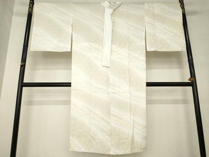 平和屋着物●長襦袢　無双仕立て　霞文　暈し染め　正絹　逸品　AABM0009ck
