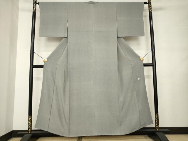 平和屋着物●保科土山　江戸小紋　角通し　正絹　逸品　AABM0018ck