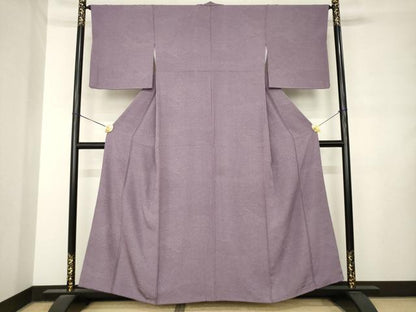 平和屋着物●江戸小紋　雲取り吉祥文　正絹　逸品　AABM0019ck