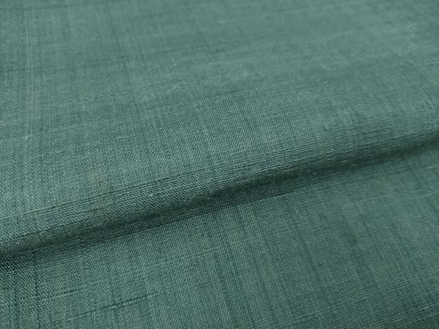 平和屋着物●男性　紬　アンサンブル　色無地　錆鼠色　正絹　逸品　AABM0026ck