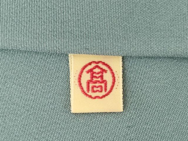 平和屋着物●上質な色無地　芝地紋　錆鼠色　高島屋扱い　正絹　逸品　AABM0041ck