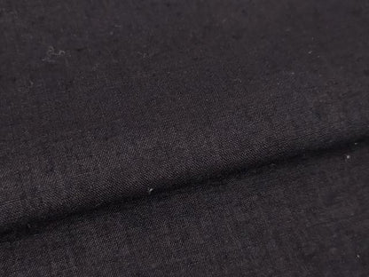 平和屋着物●結城紬　色無地　黒紅色　ロング丈　正絹　逸品　AABM0064ck