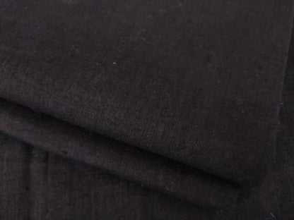 平和屋着物●結城紬　色無地　黒紅色　ロング丈　正絹　逸品　AABM0064ck