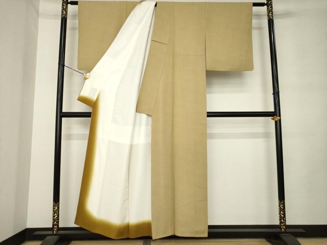 平和屋着物●江戸小紋　極小鮫小紋柄　正絹　逸品　AABM0078ck