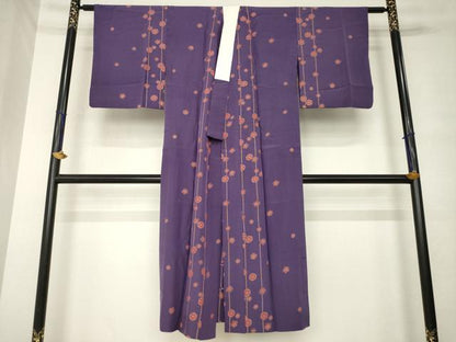 平和屋着物●長襦袢　無双仕立て　花間道　正絹　逸品　AABM0082ck