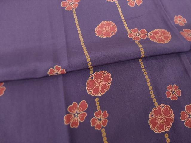 平和屋着物●長襦袢　無双仕立て　花間道　正絹　逸品　AABM0082ck
