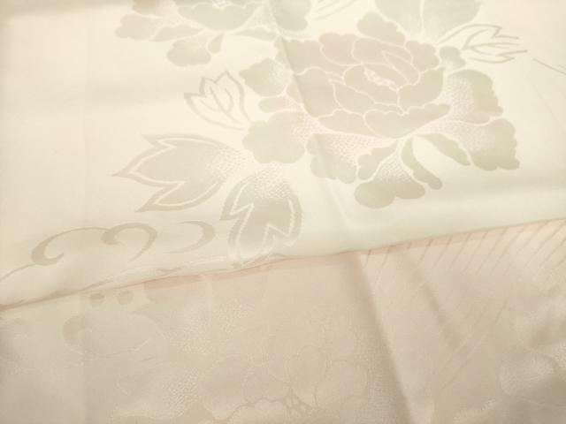 平和屋着物●振袖用長襦袢　袷　立波花地紋　暈し染め　正絹　逸品　AABM0083ck
