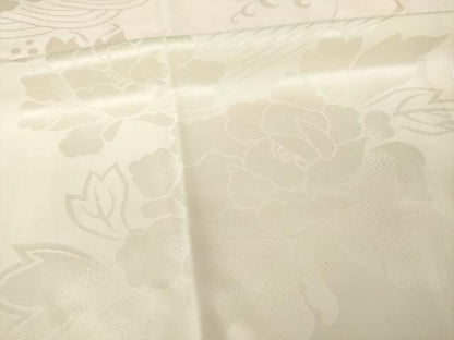 平和屋着物●振袖用長襦袢　袷　立波花地紋　暈し染め　正絹　逸品　AABM0083ck