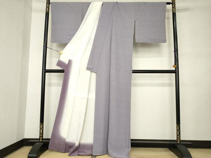 平和屋着物●江戸小紋　鮫小紋柄　正絹　逸品　AABM0089ck