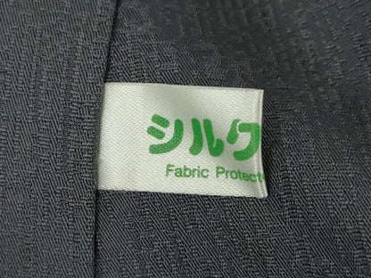 平和屋着物●訪問着　総刺繍　扇面花文　金糸　正絹　逸品　未使用　AABM0113ck