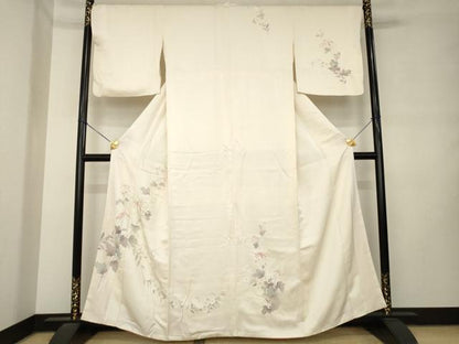 平和屋着物●訪問着　刺繍　乱菊　正絹　逸品　AABM0120ck