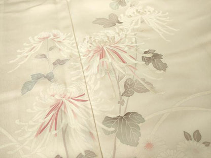 平和屋着物●訪問着　刺繍　乱菊　正絹　逸品　AABM0120ck
