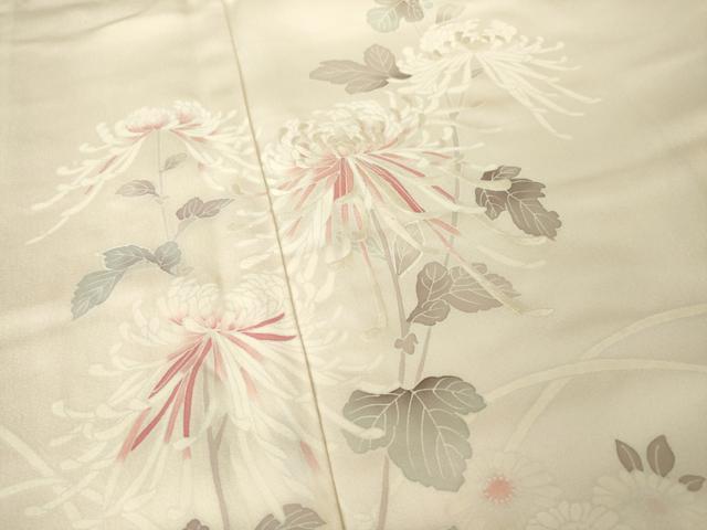 平和屋着物●訪問着　刺繍　乱菊　正絹　逸品　AABM0120ck