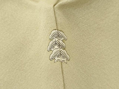 平和屋着物●山口美術織物 皇室 伊勢神宮御用 西陣織 色留袖 総刺繍 流水花蝶文 鹿 金銀糸 正絹 逸品 AABM0142cs
