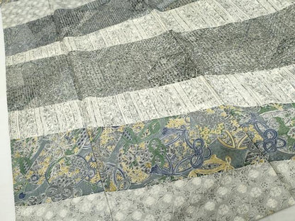 平和屋着物●中国三大刺繍 汕頭刺繍 スワトウ刺繍 訪問着 仕覆花文 正絹 逸品 AABM0144cs