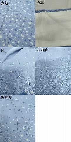 平和屋着物●人間国宝 小宮康孝 江戸小紋 訪問着 鮫小紋柄 箔散らし 三越扱い 正絹 逸品 AABM0145cs