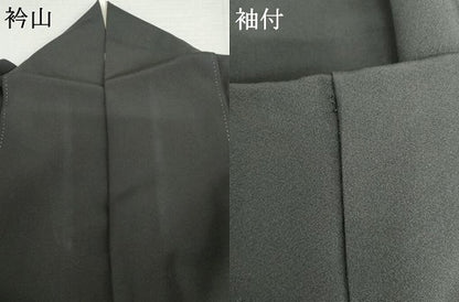 平和屋着物●ブライダルファッションデザイナー・桂由美 黒留袖 更紗花鳥文 暈し染め 金銀彩 ラインストーン やまと誂製 逸品 AABM0154cs