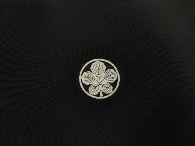 平和屋着物●ブライダルファッションデザイナー・桂由美 黒留袖 更紗花鳥文 暈し染め 金銀彩 ラインストーン やまと誂製 逸品 AABM0154cs