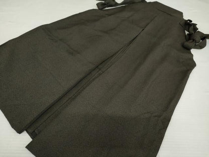 平和屋着物●男性　行灯袴　氷割れ文　正絹　逸品　AABM0163cs