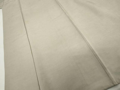平和屋着物●上質な紬　色無地　霞色　正絹　逸品　AABM0217cs