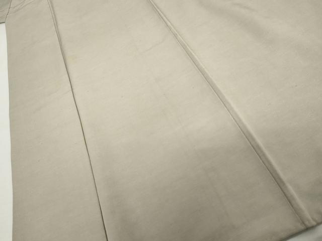 平和屋着物●上質な紬　色無地　霞色　正絹　逸品　AABM0217cs