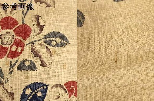 平和屋本店▼和装小物　和装バッグ　トートバッグ　辻が花　草花文　法衣　寺院　仏具　仏教　僧侶　神職　装束　AABM0323ja