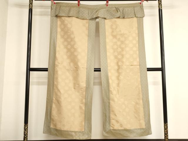 平和屋本店▼暖簾　幕　舞花文　法衣　寺院　仏具　仏教　僧侶　神職　装束　AABM0348ja