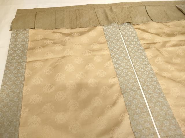 平和屋本店▼暖簾　幕　舞花文　法衣　寺院　仏具　仏教　僧侶　神職　装束　AABM0348ja