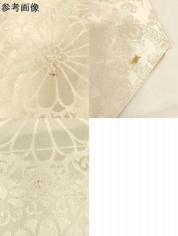 平和屋本店▼打敷　内敷　3点セット　三角　駒刺繍　本金刺繍　花丸文　下り藤　法衣　寺院　仏具　仏教　僧侶　神職　装束　AABM0357ja