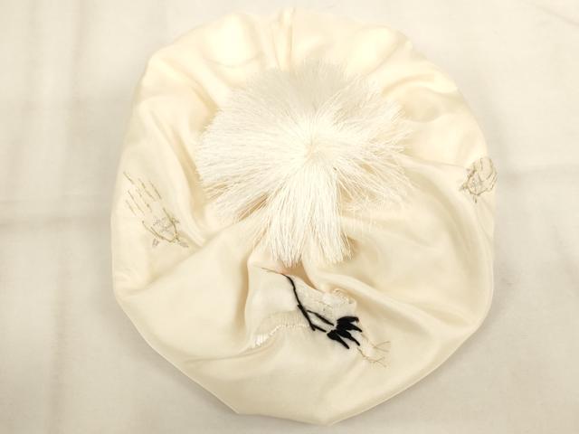 平和屋本店[]お宮参り　男の子　小物セット　刺繍　飛鶴文　箱付き　逸品　AABM0380ja