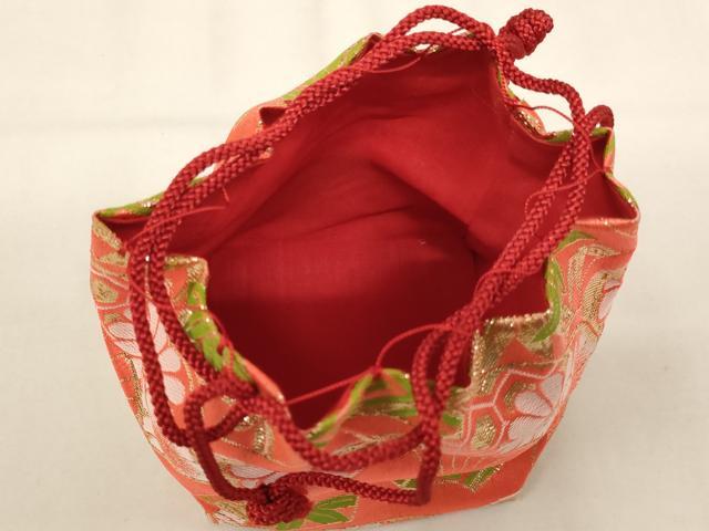 平和屋本店[]七五三　女の子　和装小物セット　扇面花文　金糸　箱付き　逸品　AABM0382ja