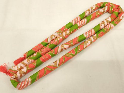 平和屋本店[]七五三　女の子　和装小物セット　扇面花文　金糸　箱付き　逸品　AABM0382ja