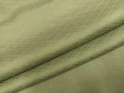 平和屋着物●上質な色無地　菱地紋　利休茶色　正絹　逸品　AABM0653ph