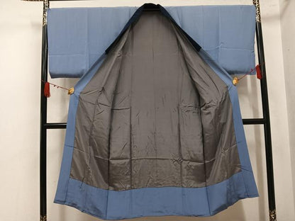 平和屋着物●男性　長襦袢　袷　松　暈し染め　正絹　逸品　AABM0694ph