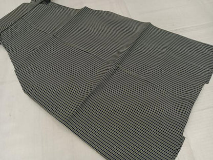 平和屋着物●男性　行灯袴　縞　正絹　逸品　未使用　AABM0707ph
