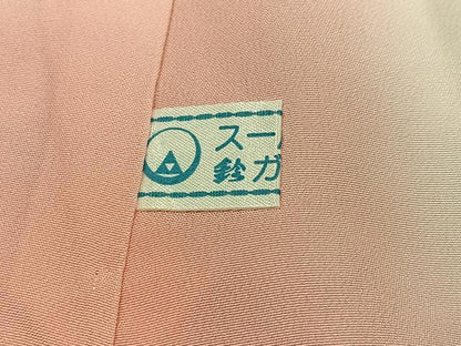 平和屋着物●小千谷紬　舞桜文　鈴乃屋扱い　正絹　逸品　AABM0773ph