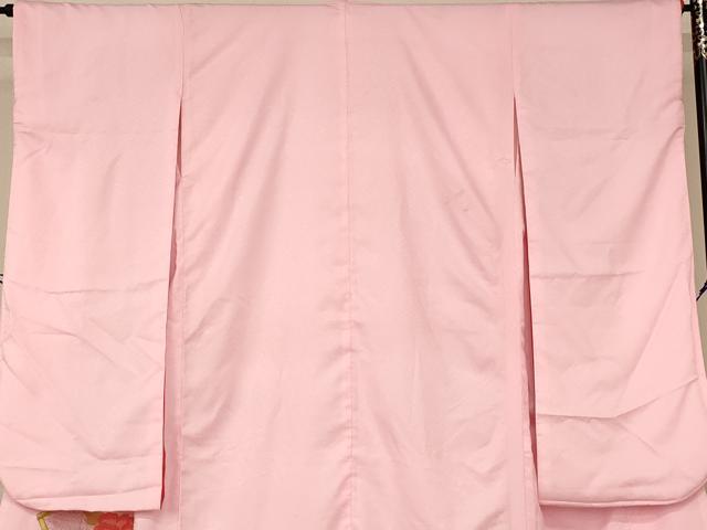 平和屋本店●お引きずり・お引き摺り・引き振袖　和装　結婚式　舞妓　芸妓　芸者　衣装　刺繍　地紙花蝶文　金銀糸　逸品　AABM0803fw