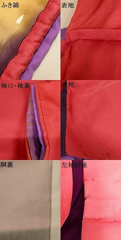 平和屋本店●金彩友禅 卓越技能者・名工・和田光正 お引きずり・お引き摺り・引き振袖 和装 結婚式 舞妓 芸妓 芸者 金銀彩 逸品 AABM0812fw