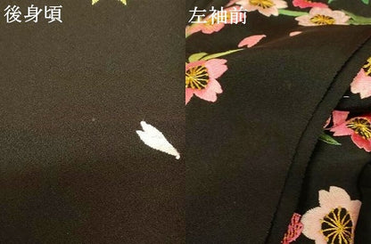 平和屋本店●中国三大刺繍 相良刺繍 お引きずり・お引き摺り・引き振袖 仮絵羽 和装 結婚式 舞妓 芸妓 芸者 衣装 金糸 逸品 AABM0822fw