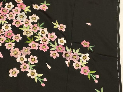 平和屋本店●中国三大刺繍 相良刺繍 お引きずり・お引き摺り・引き振袖 仮絵羽 和装 結婚式 舞妓 芸妓 芸者 衣装 金糸 逸品 AABM0822fw