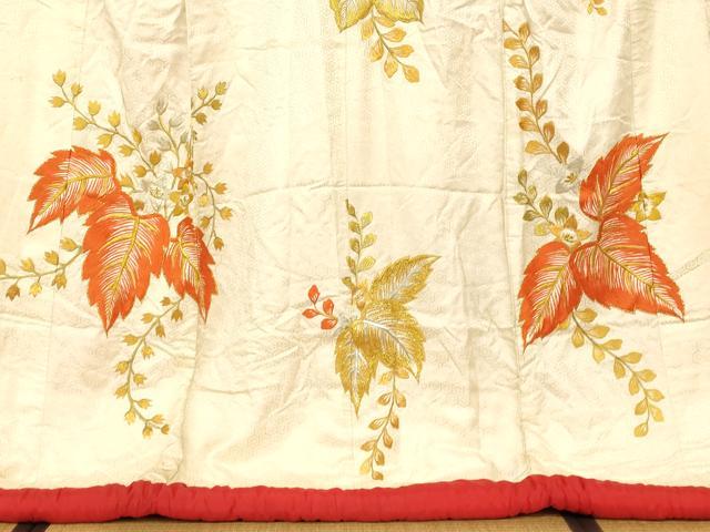 平和屋本店●色打掛　和装　婚礼　結婚式　花嫁　神社挙式　総刺繍　桐花文　金銀糸　逸品　AABM0834fw