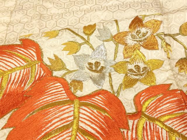 平和屋本店●色打掛　和装　婚礼　結婚式　花嫁　神社挙式　総刺繍　桐花文　金銀糸　逸品　AABM0834fw