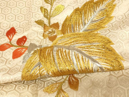 平和屋本店●色打掛　和装　婚礼　結婚式　花嫁　神社挙式　総刺繍　桐花文　金銀糸　逸品　AABM0834fw