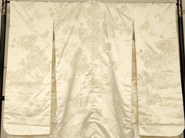 平和屋本店●白打掛　白無垢　和装　婚礼　結婚式　花嫁　神社挙式　花蝶文　逸品　AABM0840fw