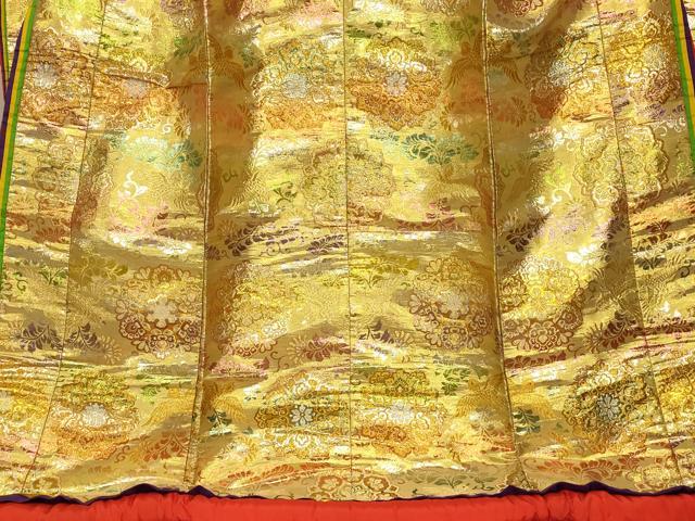 平和屋本店●色打掛　和装　婚礼　結婚式　花嫁　神社挙式　刺繍　正倉院花鳥文　更紗花文　金銀糸　逸品　AABM0846fw