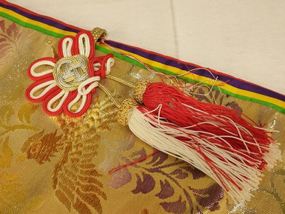 平和屋本店●色打掛　和装　婚礼　結婚式　花嫁　神社挙式　刺繍　正倉院花鳥文　更紗花文　金銀糸　逸品　AABM0846fw