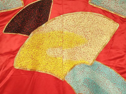 平和屋本店●色打掛　和装　婚礼　結婚式　花嫁　神社挙式　駒刺繍　地紙文　金糸　逸品　AABM0856fw