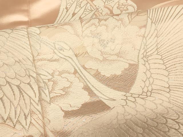 平和屋本店●色打掛　和装　婚礼　結婚式　花嫁　神社挙式　唐織　飛鶴流水七宝枝梅文　銀糸　逸品　AABM0872fw
