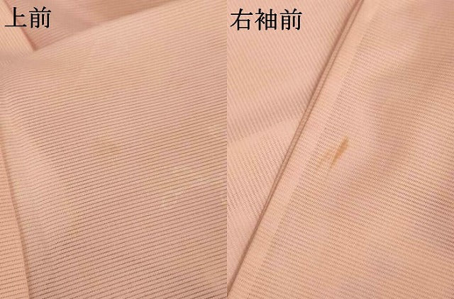 平和屋着物＊夏物　訪問着　絽　草花文　暈し染め　洗える着物　AABM1026jd